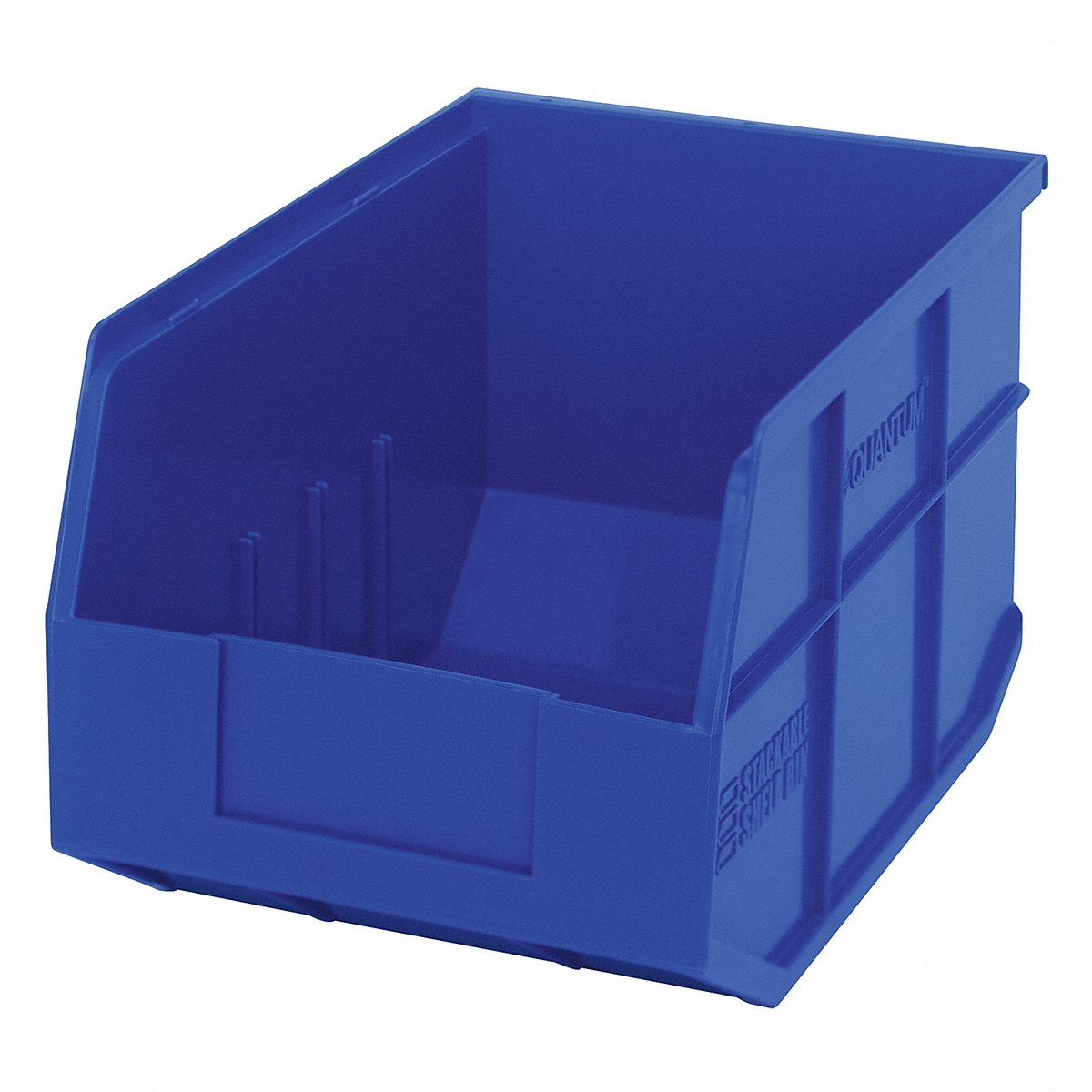 Quantum Storage Systems Shelf Bin, Blue, Polypropylene, 7 In, 7 in (SSB423BL)
