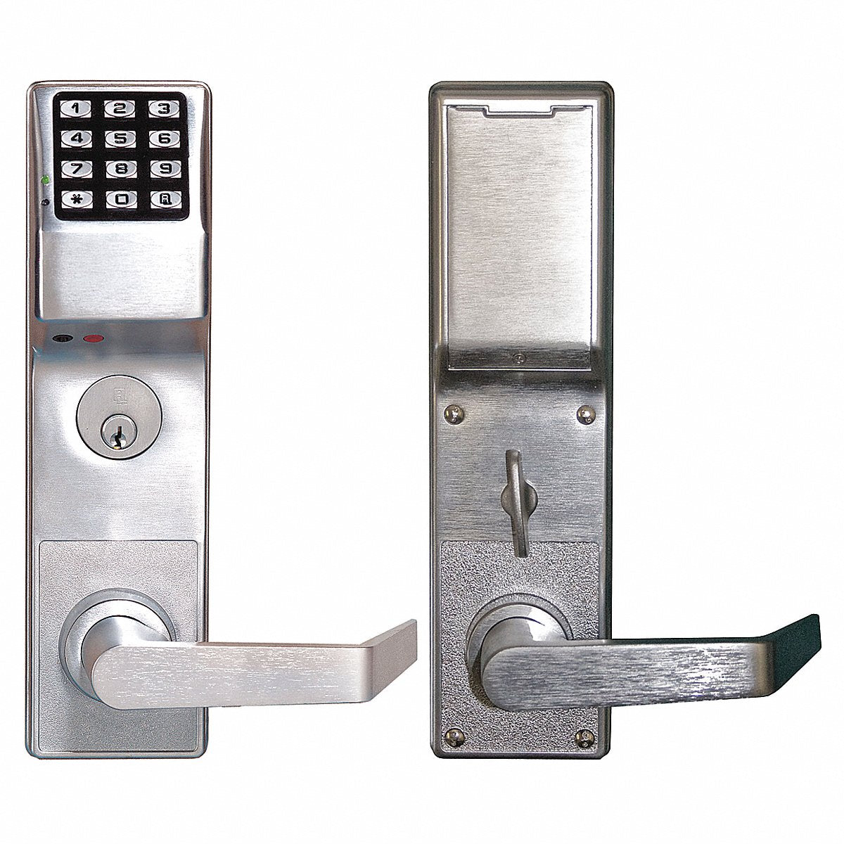 Trilogy Electronic Lock Brushed Chrome 12 Button (DL4500DBL US26D)