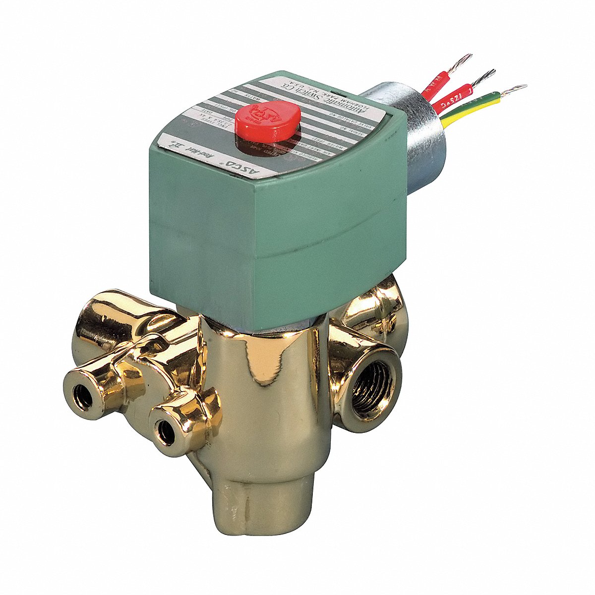 Redhat Solenoid Valve Brass NC Air Inert Gas (EFHC8321G001125/DCDD)