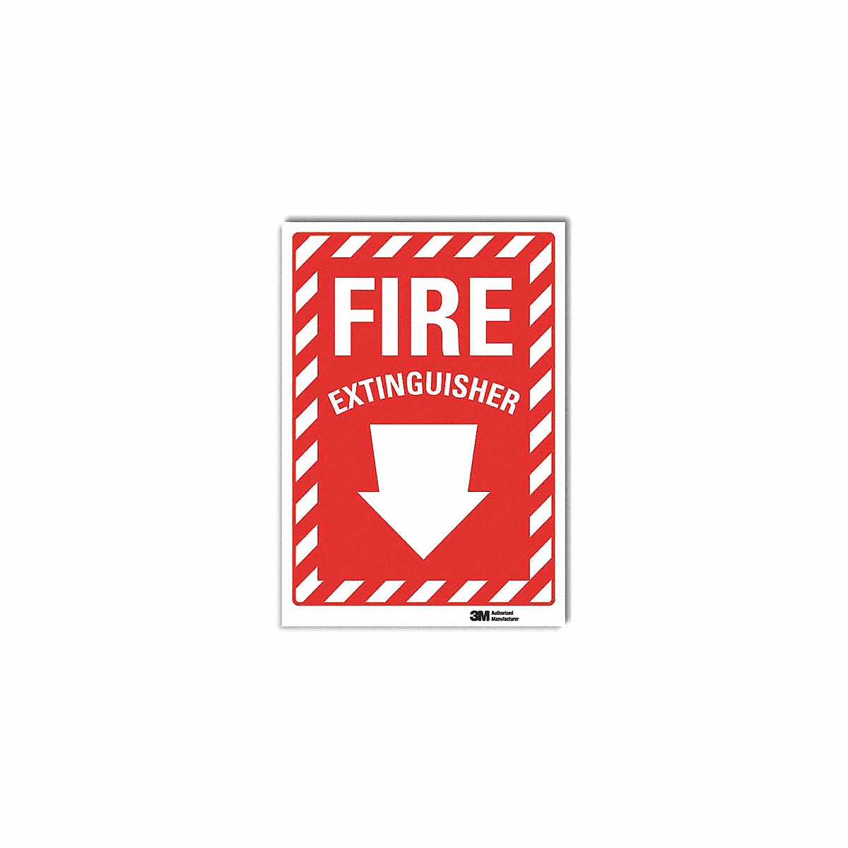Lyle Fire Extinguisher Sign 7 x 5 in Rflctive (U1-1010-RD_5X7)