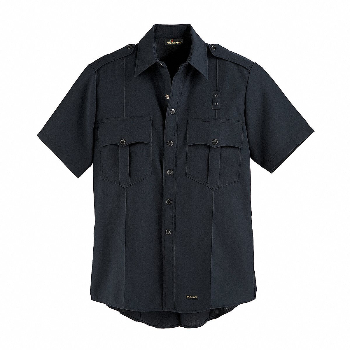 Workrite FR Short Sleeve Shirt Navy 44 in Snaps (FSE2NV 44 00)