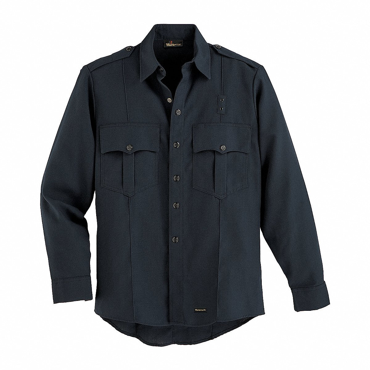 Workrite FR Regular Sleeve Shirt Navy 44 0 R Snaps (FSE0NV 44 0R)