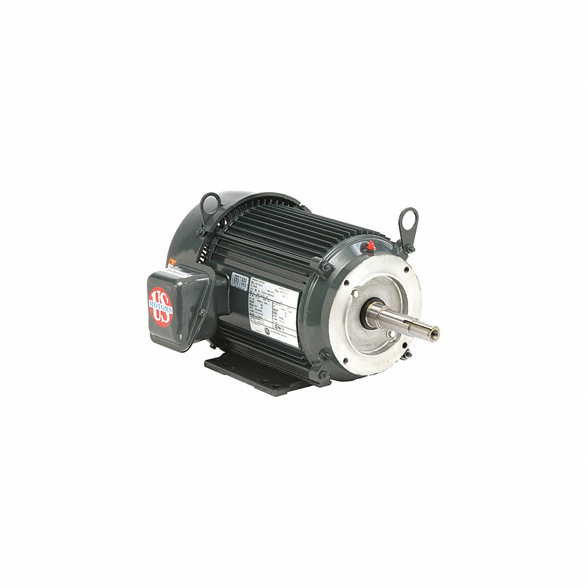 U.S. Motors Motor 3 PH 1/2 HP 1200 208-230/460 V VFD VT (UN12V3BC)