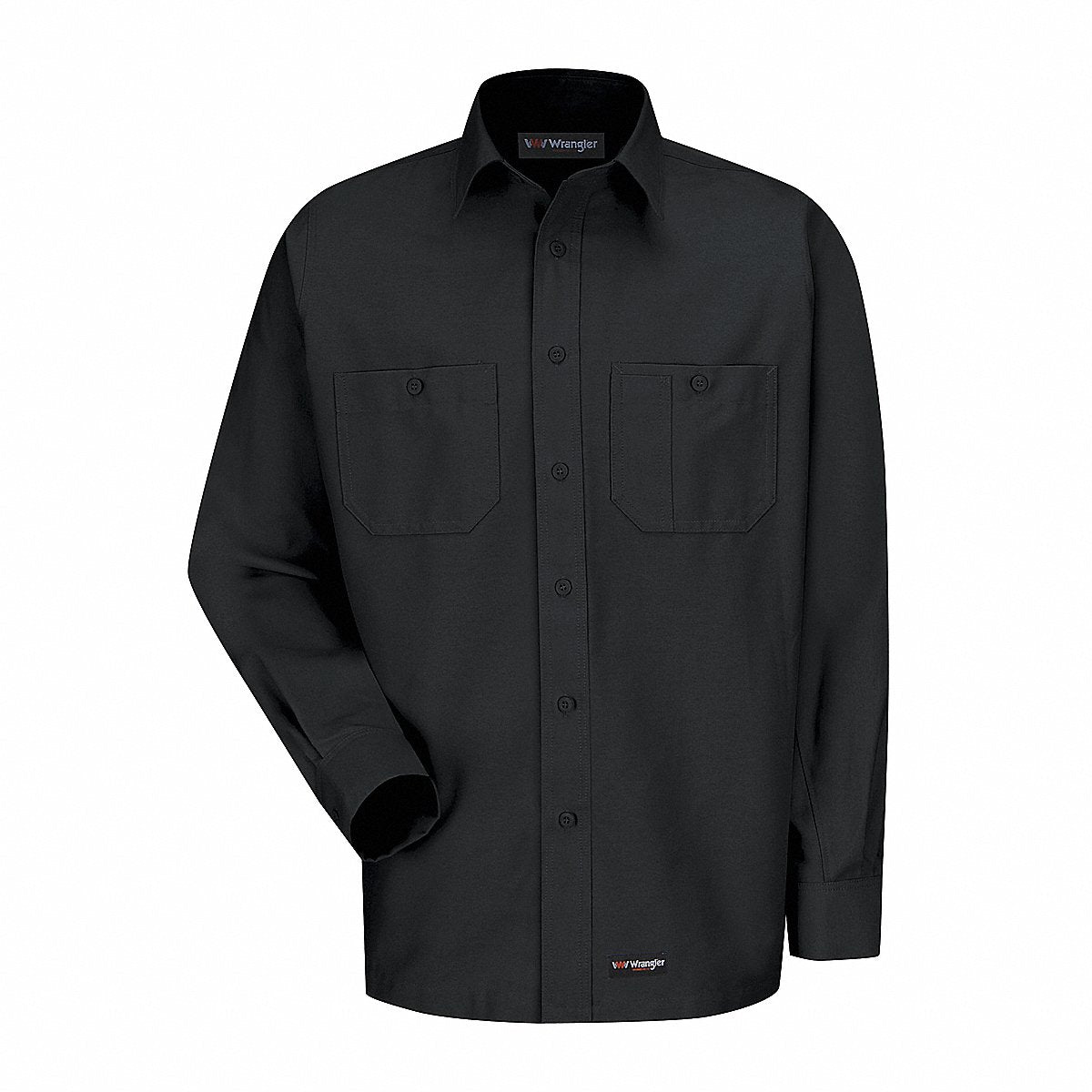 Dickies Long Sleeve Shirt Black Polyester/Cotton (WS10BK LN XL)