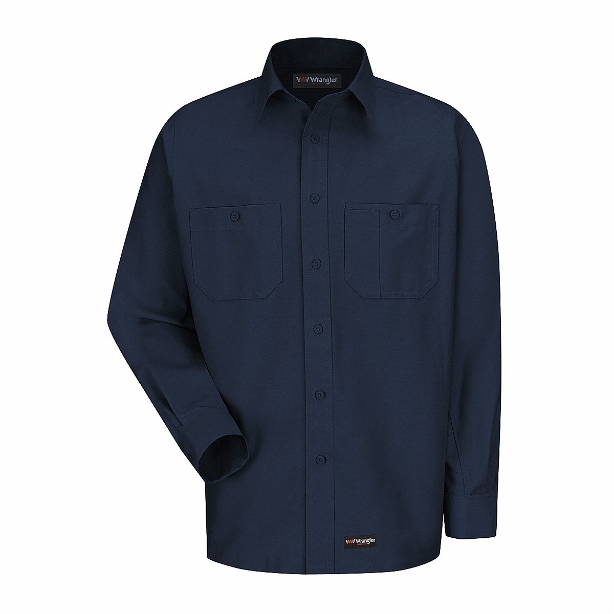 Dickies Long Sleeve Shirt Navy Polyester/Cotton (WS10NV LN XXL)
