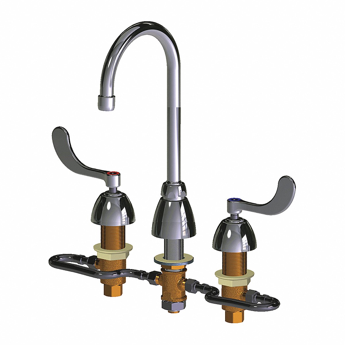 Chicago Faucets Gooseneck, Chrome, Chicago Faucets, 786 (786-HGN2AE3XKAB)