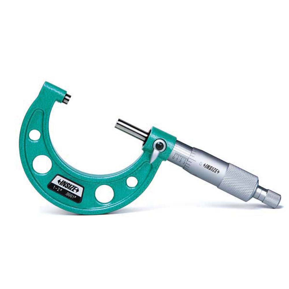 Insize USA LLC 3203-2A Mechanical Outside Micrometer: 2" Range, 0.0001" Graduation