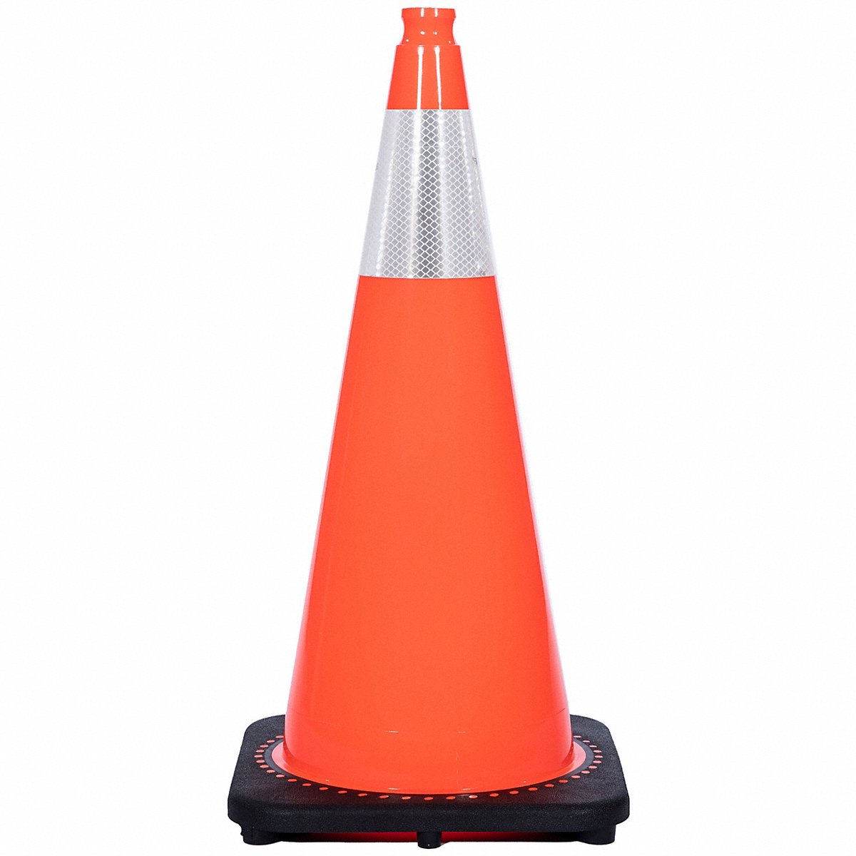 Jbc Safety Plastic Inc Traffic Cone, 5 Lb., Orange Cone Color (RS70025C3M6)