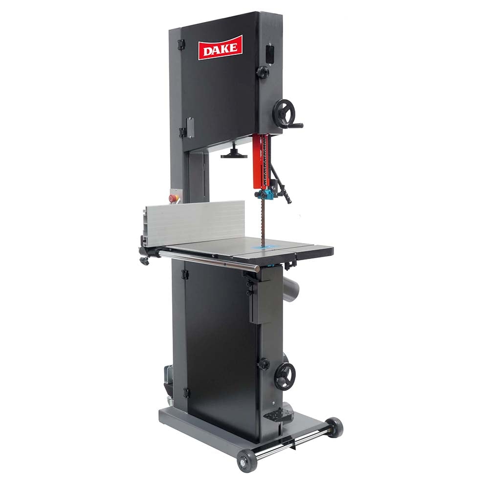 Dake 987018 Vertical Bandsaw: 18" Throat Depth, 16" Height Capacity, Belt Drive
