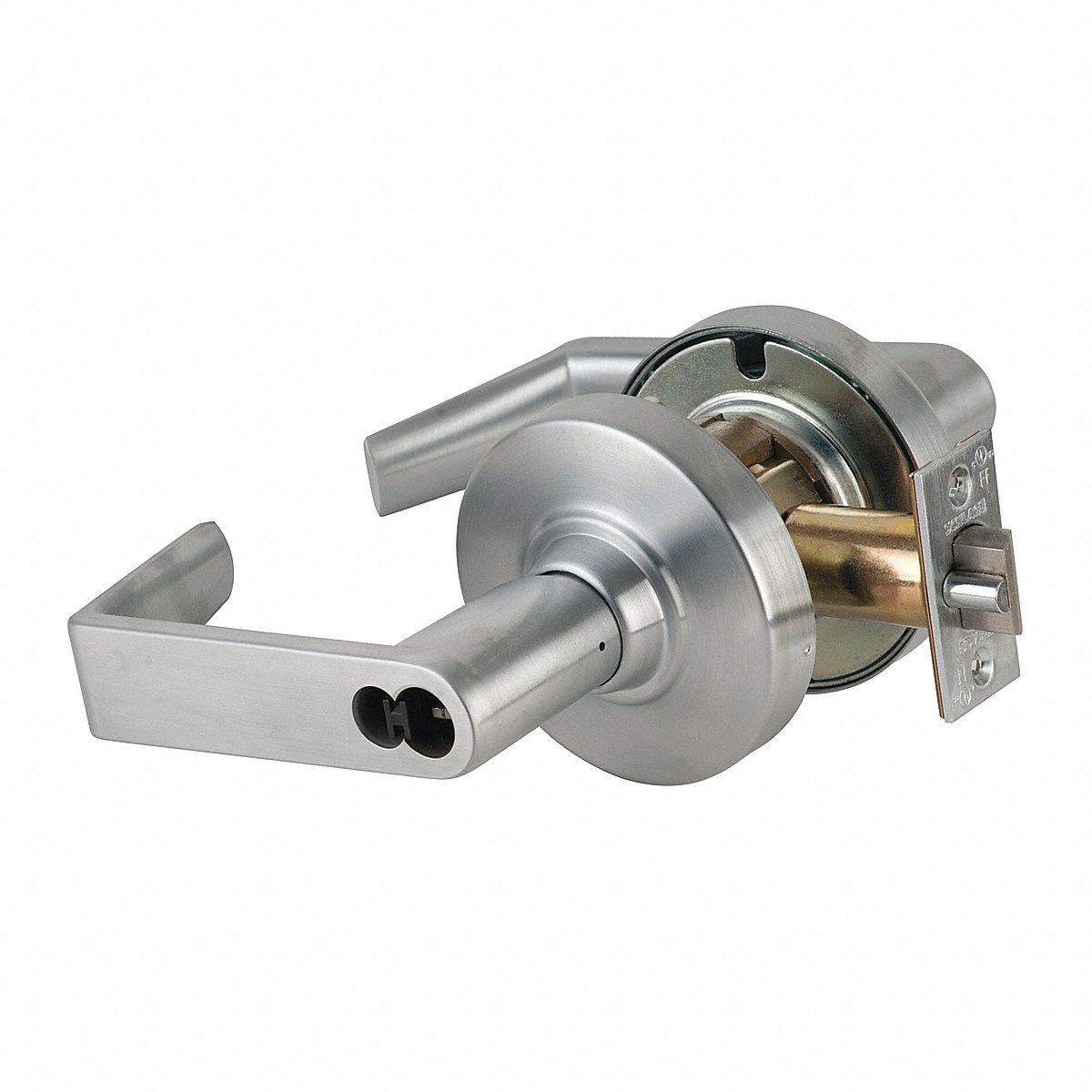 Schlage Lever Lockset, Mechanical, Classroom, Grd.1 (ND70JD RHO 626)
