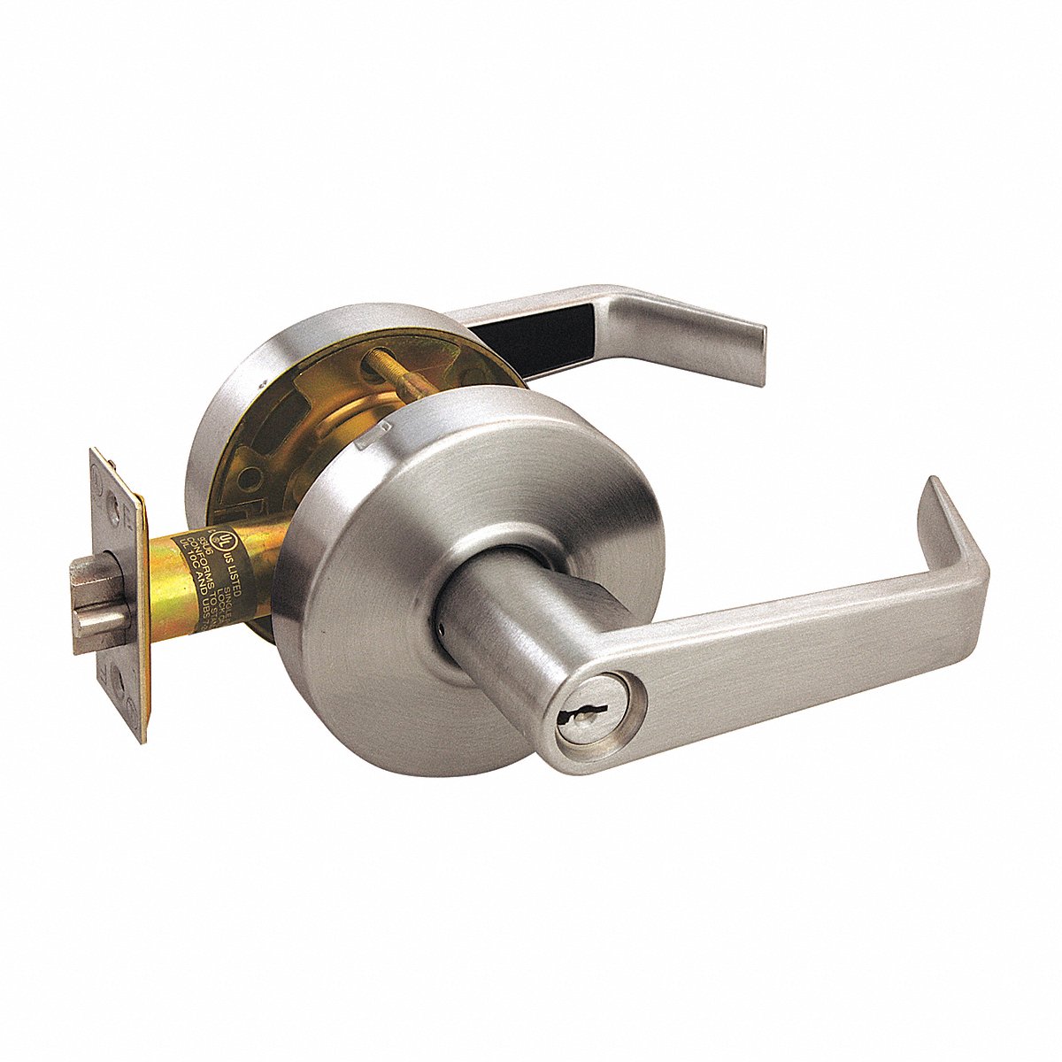 Arrow Door Lever Lockset, Mechanical, Classroom (RL17SR 26D)