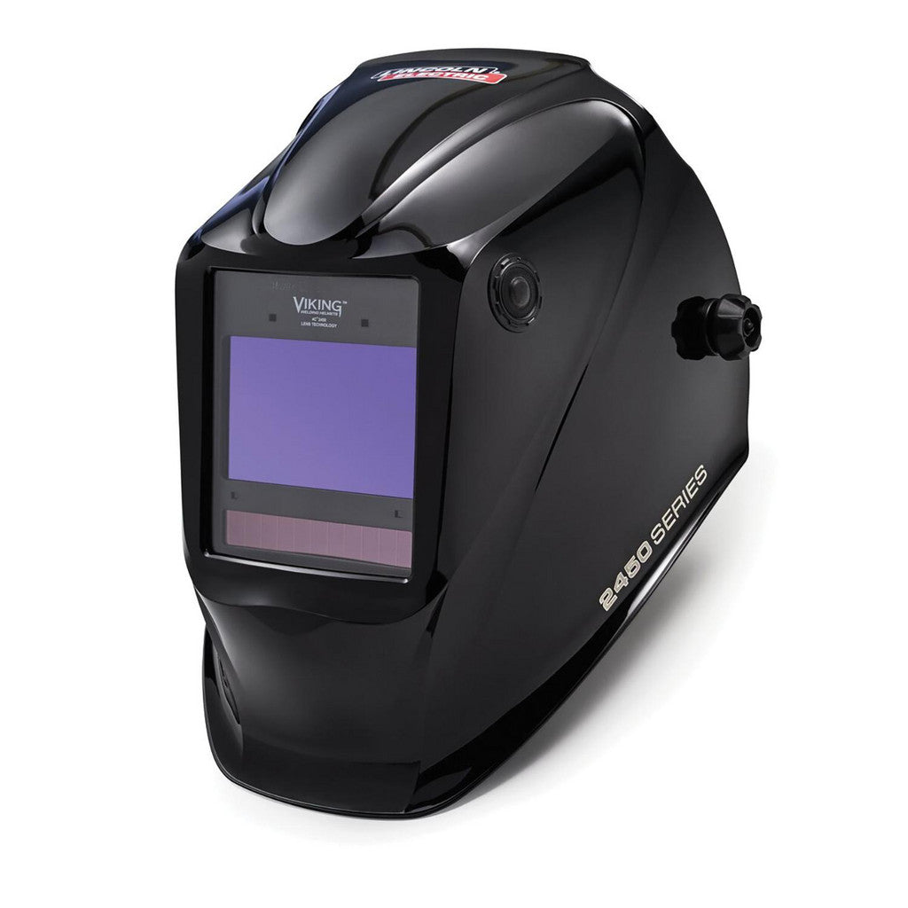 Lincoln Electric K3028-4 Welding Helmet: Black, Nylon, Shade 5 to 13, Ratchet Adjustment