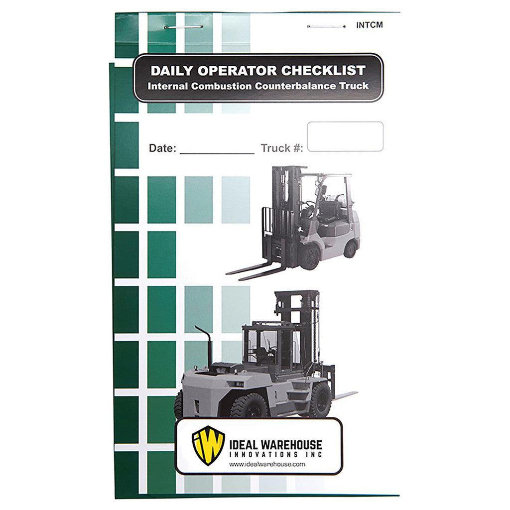 Ideal Warehouse Innovations Inc. 70-1075-CP Inspection Checklist: Propane Counterbalance