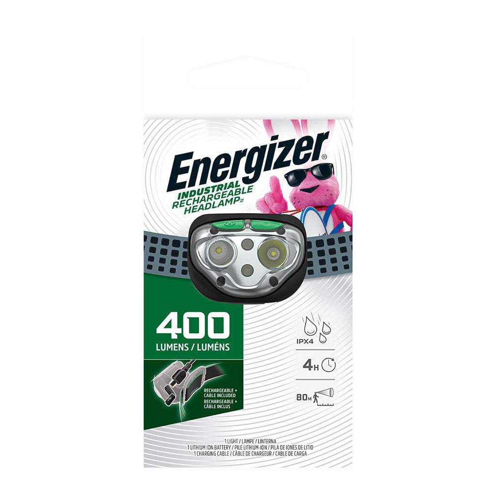 Energizer ENIHDFRLPB Headlamp: LED Bulb, 400 Lumens