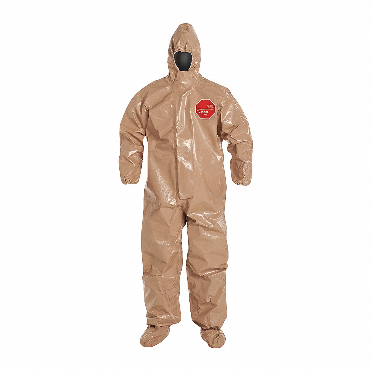 Dupont Hooded Coveralls Tan M Elastic PK6 (C3128TTNMD000600)