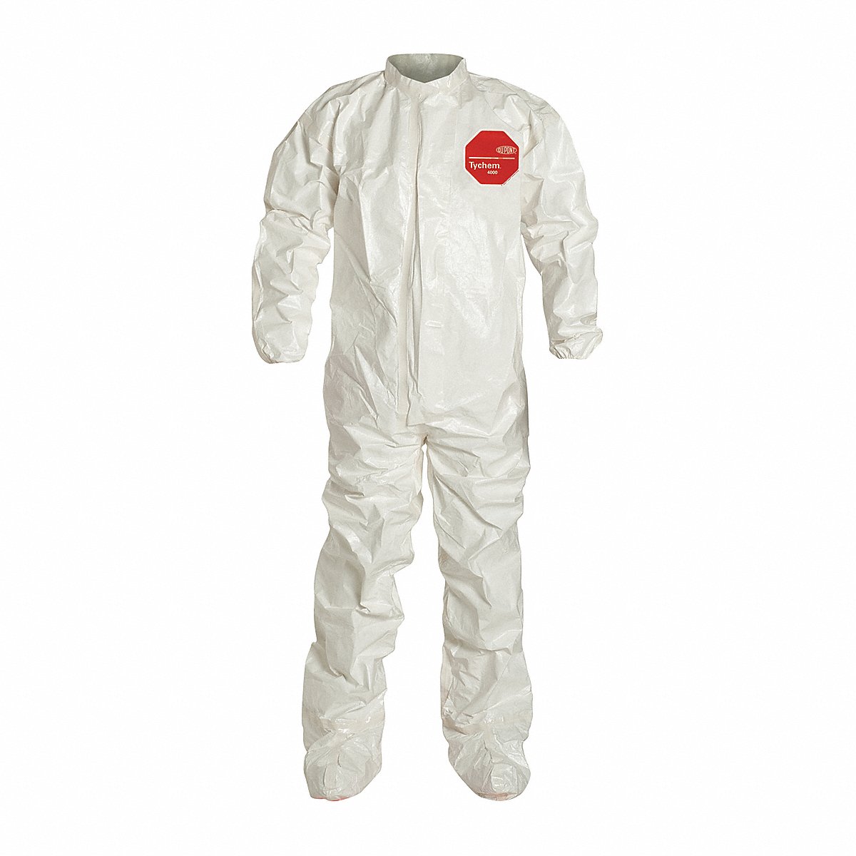Dupont Coveralls 3 x L White Tychem 4000 PK4 (SL121TWH3X000400)