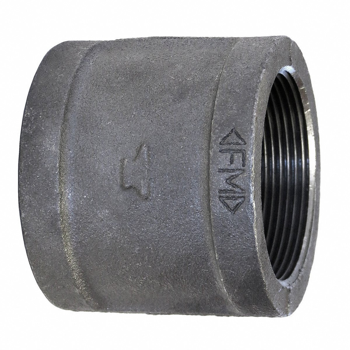 Anvil Coupling, Malleable Iron, 1/2 In, Fnpt, 2 in (0310080205)