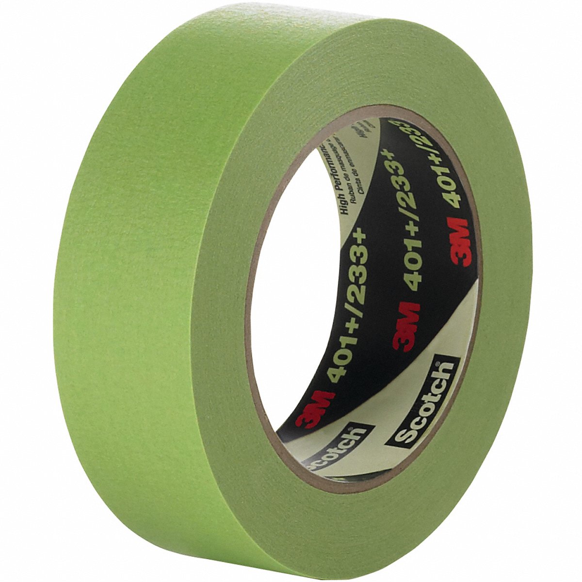 3M Masking Tape, 15/16" W, 60 Yd L, Green, Pk24, 16" (401+)
