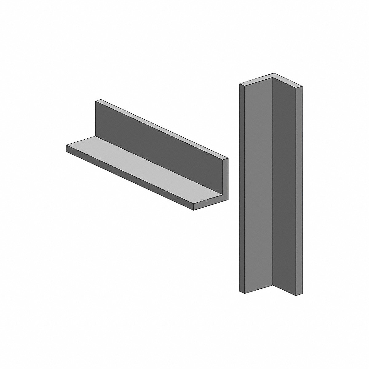 M 1570 Carbon Steel Angle 6 ft L 1 1/2 in W (HA.125X1.5-72)