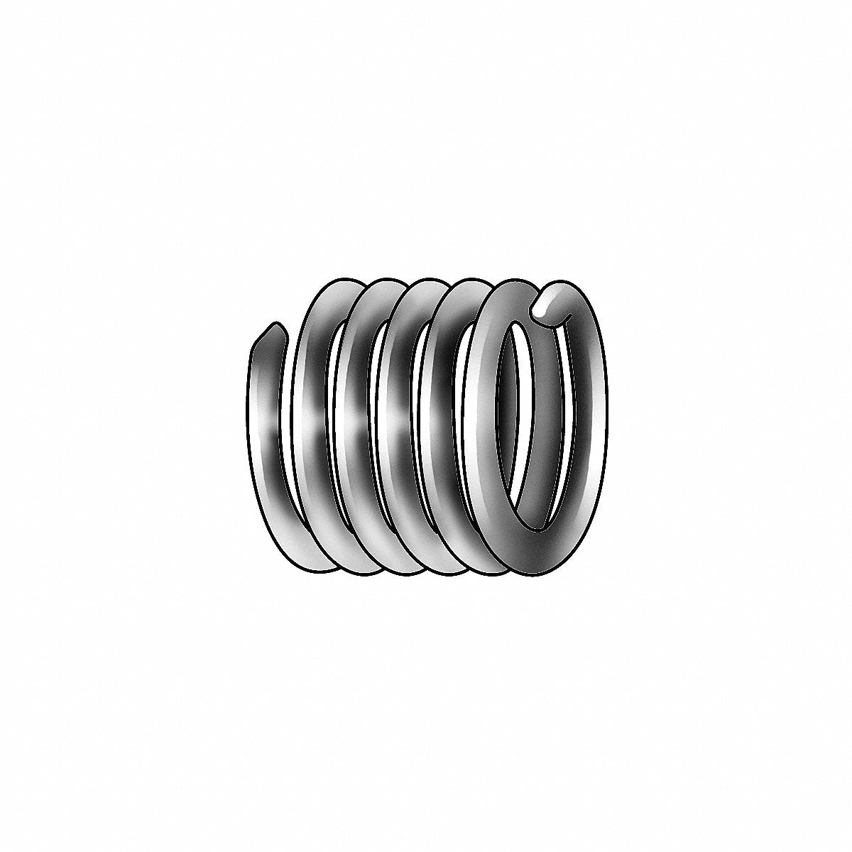 Heli-coil Helical Insert 304 Stainless Steel 1/4-28 PK100 (A1191-4CN250)