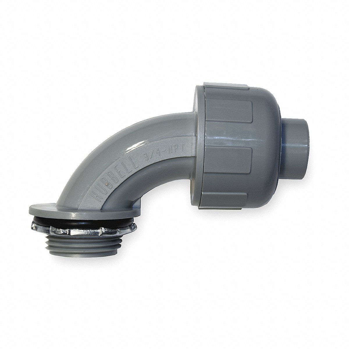 Hubbell Wiring Device-Kellems Conduit Fitting, Nylon, Trade Size 1/2In, 2in (P0509NGY)