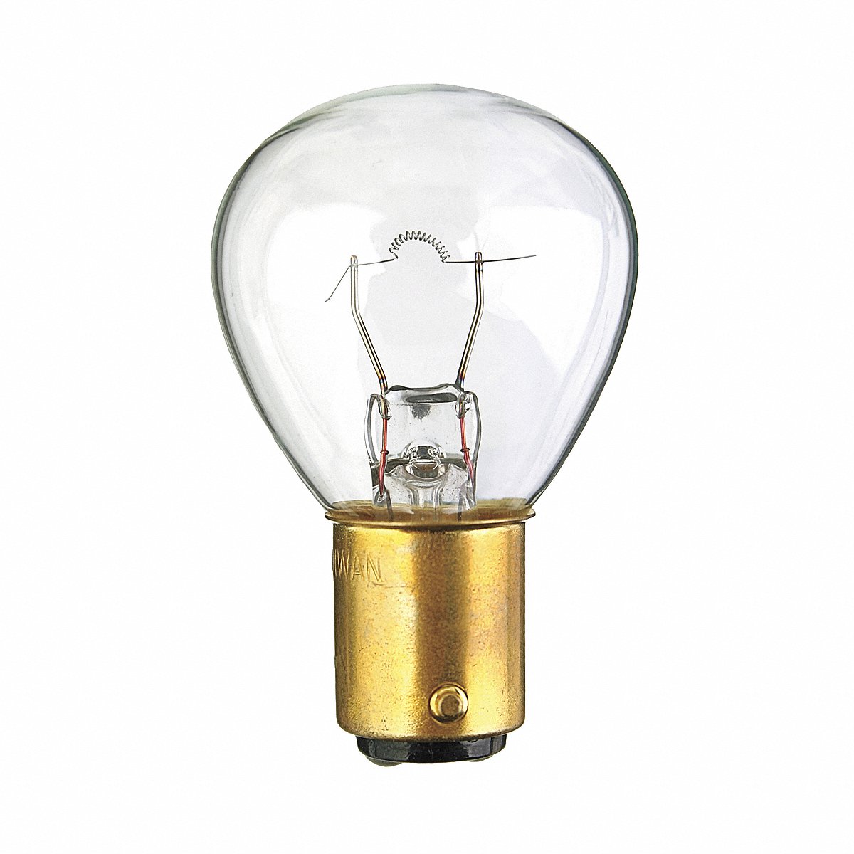 Incandescent Bulb, 37.5 W, RP11, Double Contact Bayonet BA15d, 12.5 V AC, PK10 (1196-10PK)