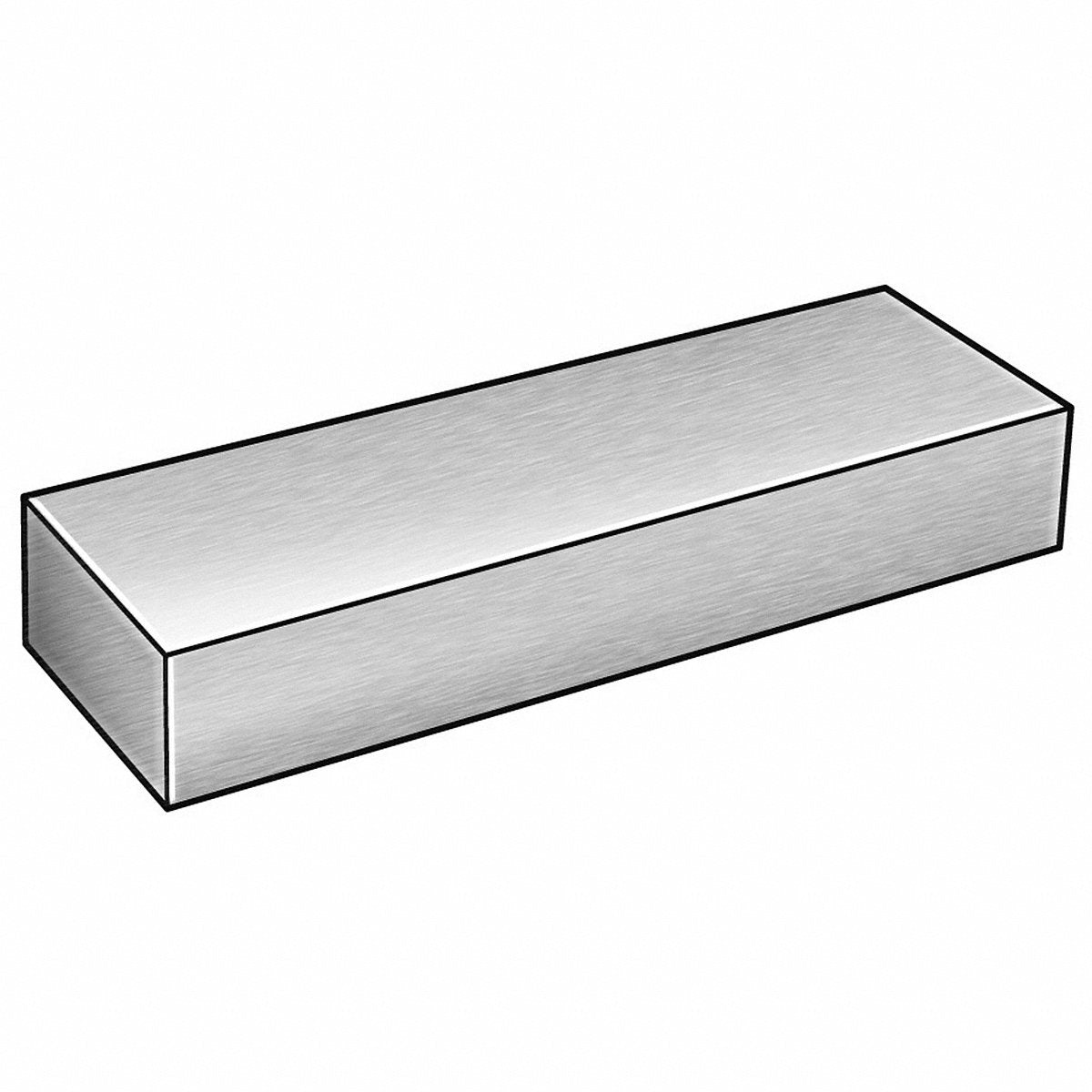 Speedy Metals Of Rockford LLC Carbon Steel Bar, 6' L, 1 1/4" W, 6' (2HHF6)