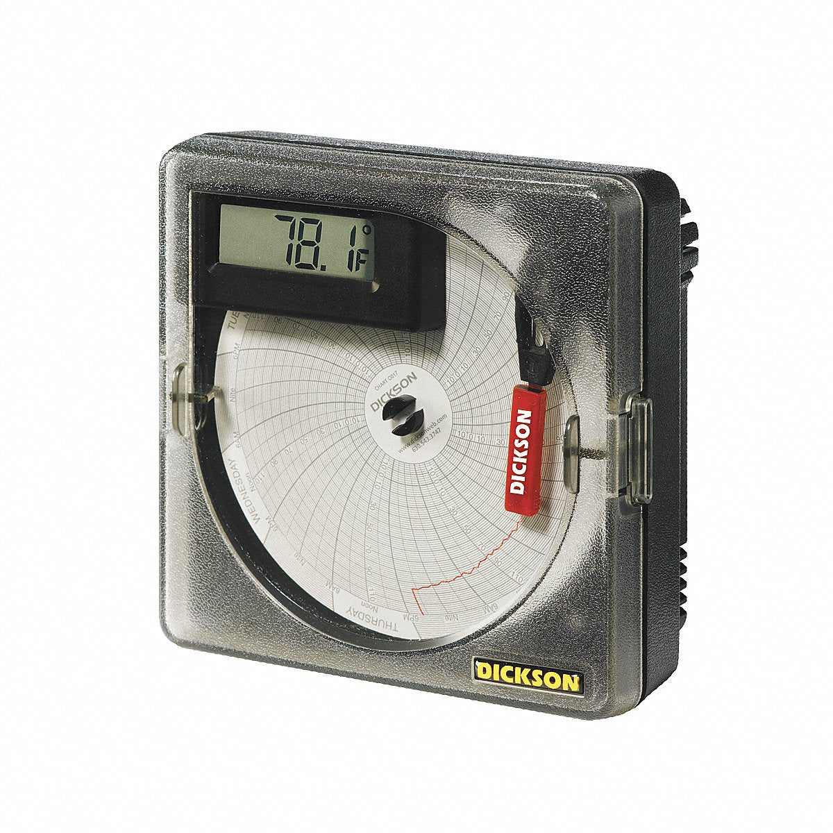 Dickson Circular Chart Recorder, 4 in Diameter, 24 Hour/7 Day, NIST (SL4350NIST)