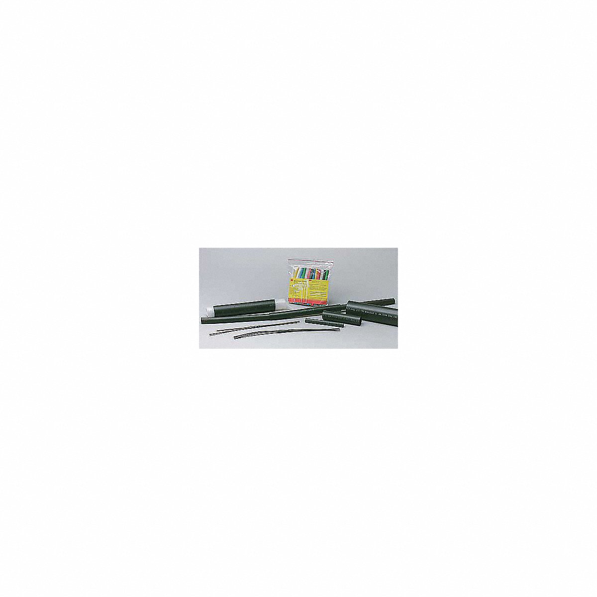 3M Heat Shrink Tubing, Black, 6 in Length, 1.5 in ID, Pack of 3 (EPS200 1 1/2" PK3)