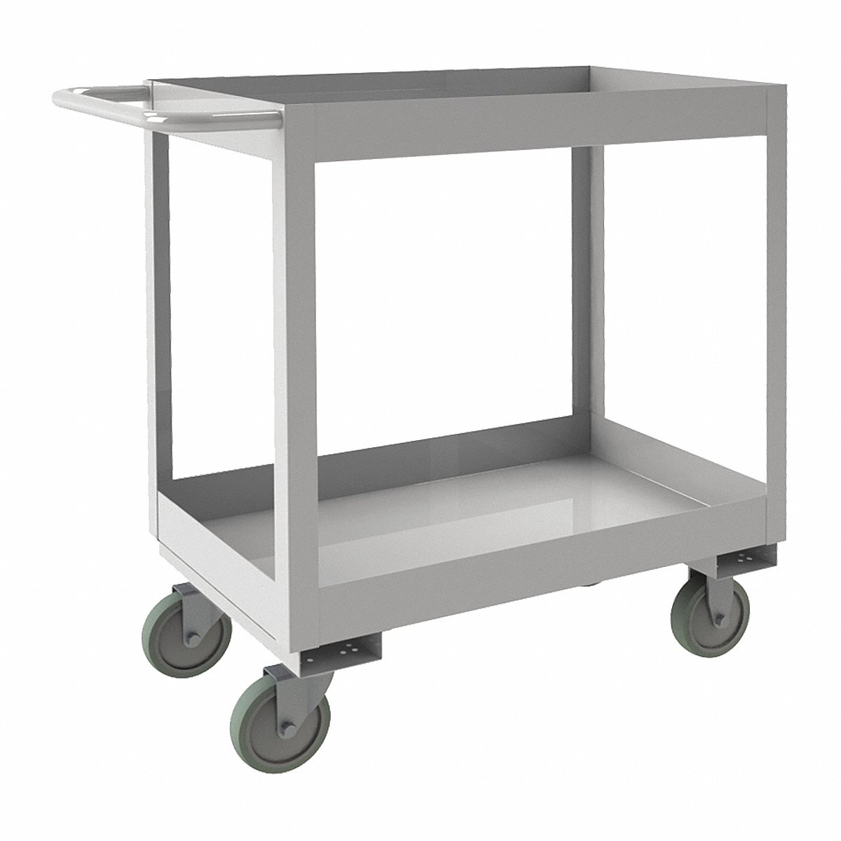 Durham Mfg Co Metal Shelf Cart, 1, 200 Lb, Ss (SRSC31624362ALU5PUS)