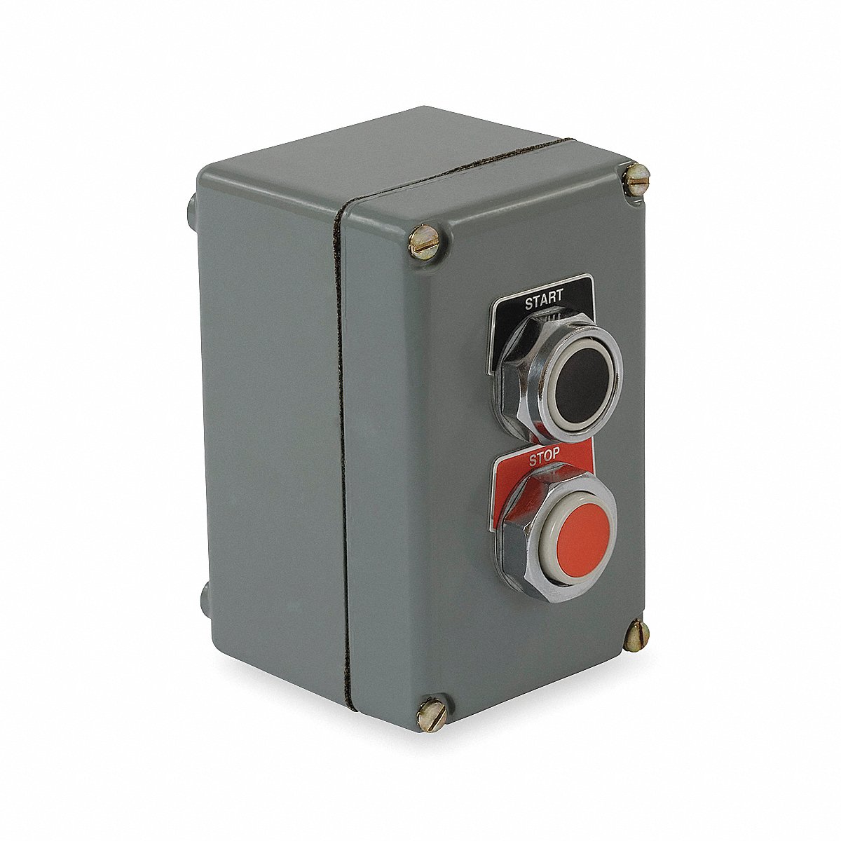 Schneider Electric Controlstation, Dead-End, 2Buttons, Blk/Red (9001KYK21)