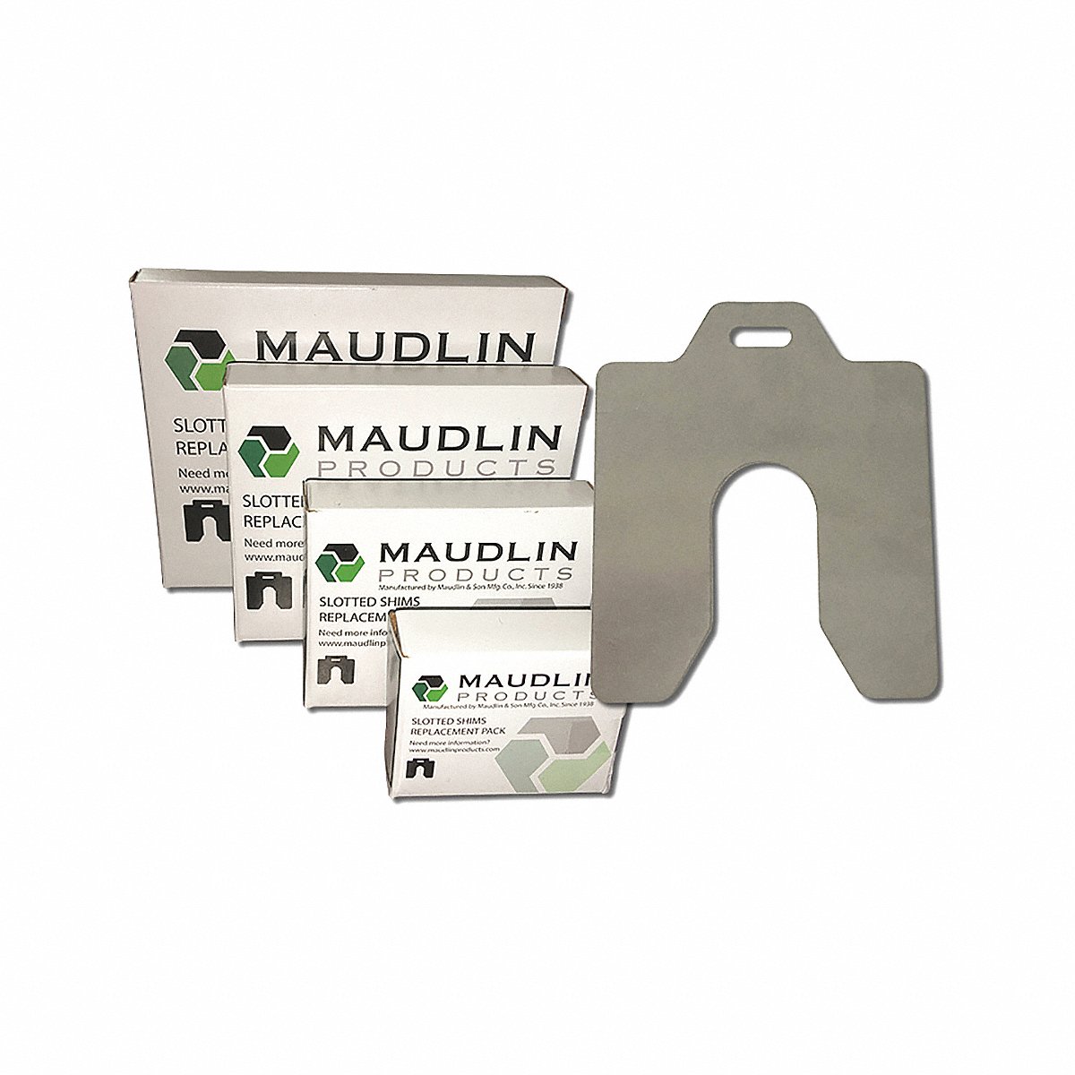 Maudlin Products Slotted Shim B-3 x 3 In x 0.020 In PK20 (MSB020-20)