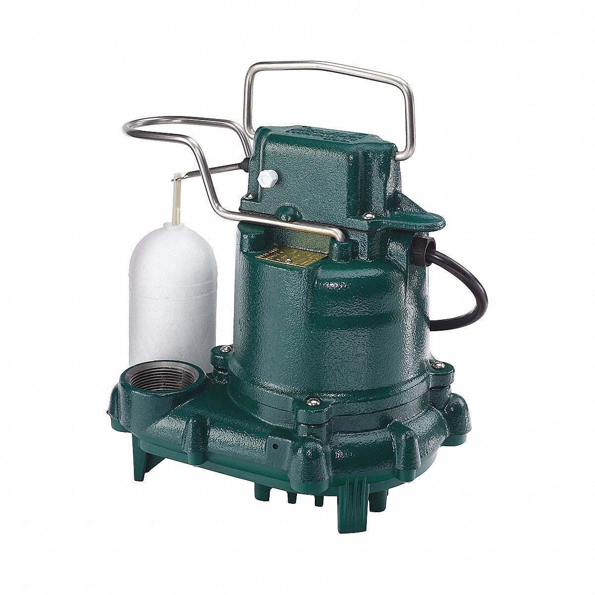 Zoeller Submersiblesumppump, 9Ft, 10.125In, 115Vac, 9FT (53-0001)
