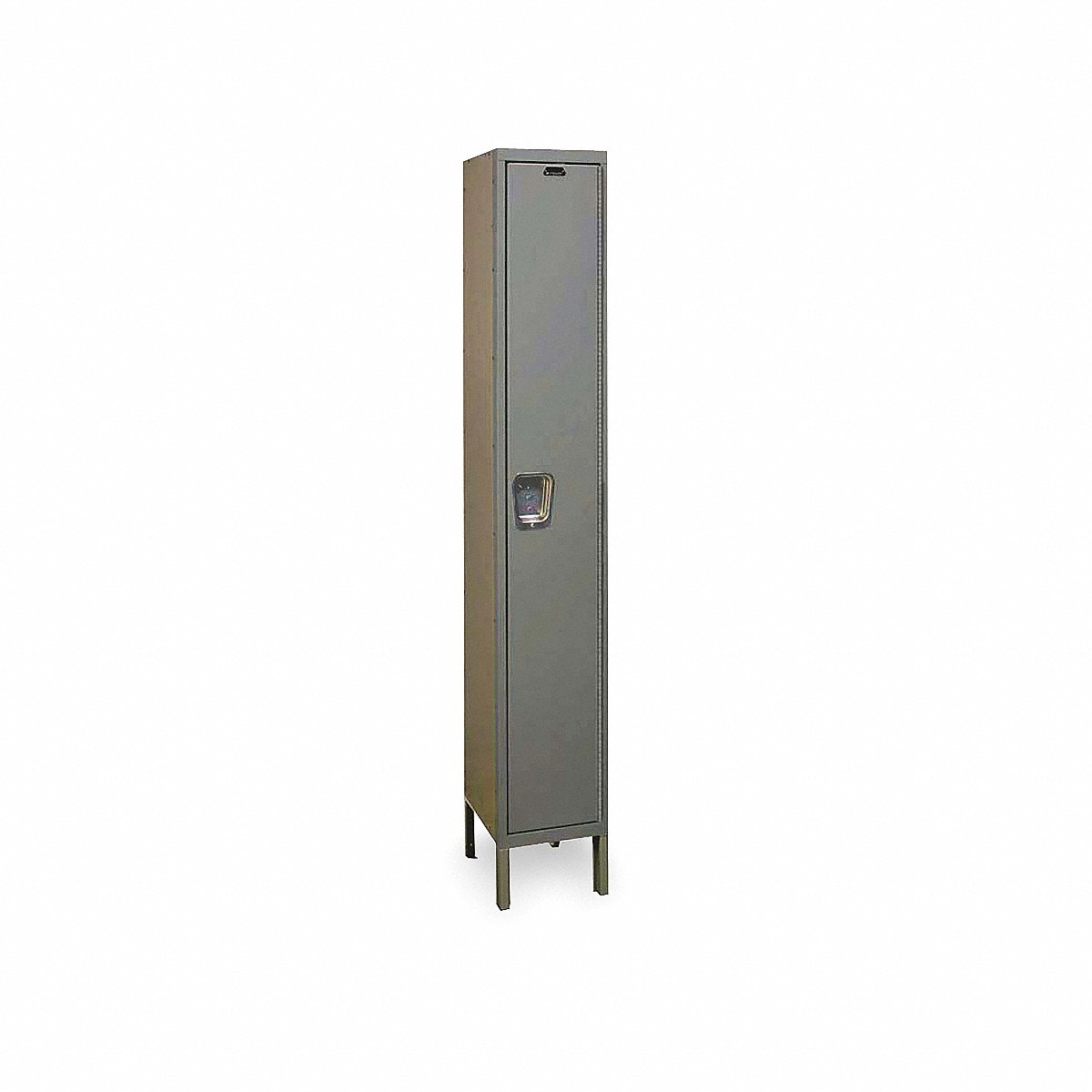 Hallowell K 4080 Wardrobe Locker 1 x 1 Locker Gray 78 x 15 x 15 Assembled (UY1558-1A-HG)