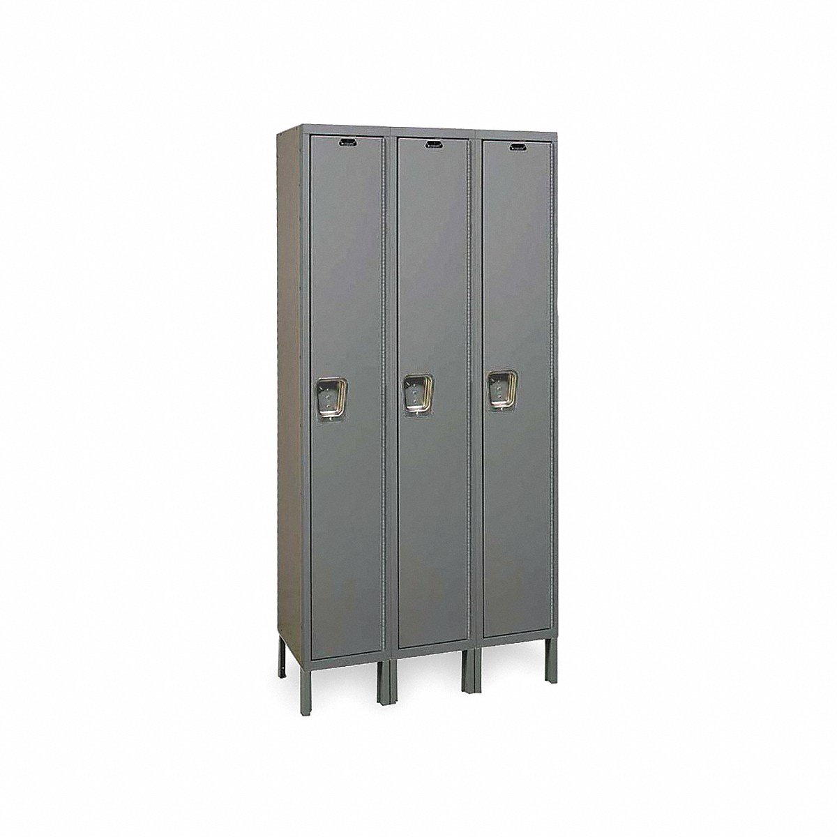 Hallowell Lckr, 1X3Lckr, Drk Gry, 78"X36"X12", Assm, 78" (UY3228-1A-HG)