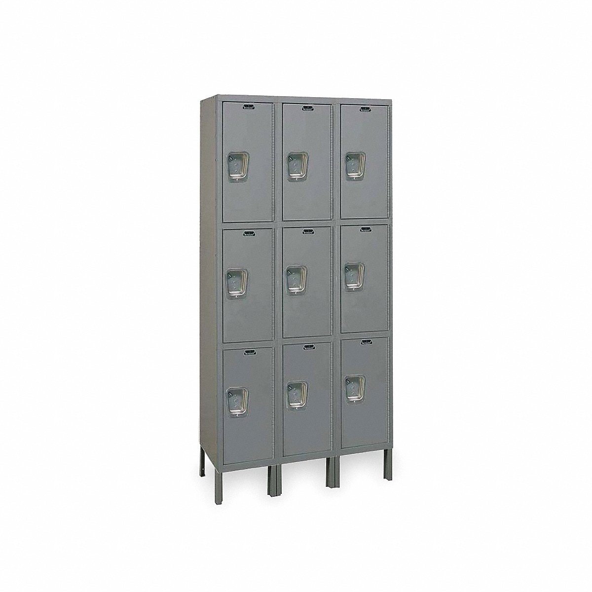 Hallowell K 4128 Locker 3 x 3 Locker Drk Gry 78 x 36 x 18 Assembled (UY3288-3A-HG)