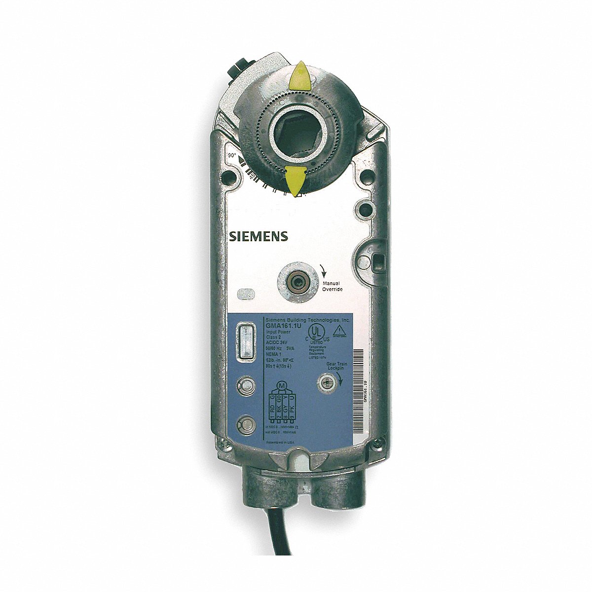 Siemens Actuator Damper 62 in-lb 24 V AC/DC (GMA121.1P)