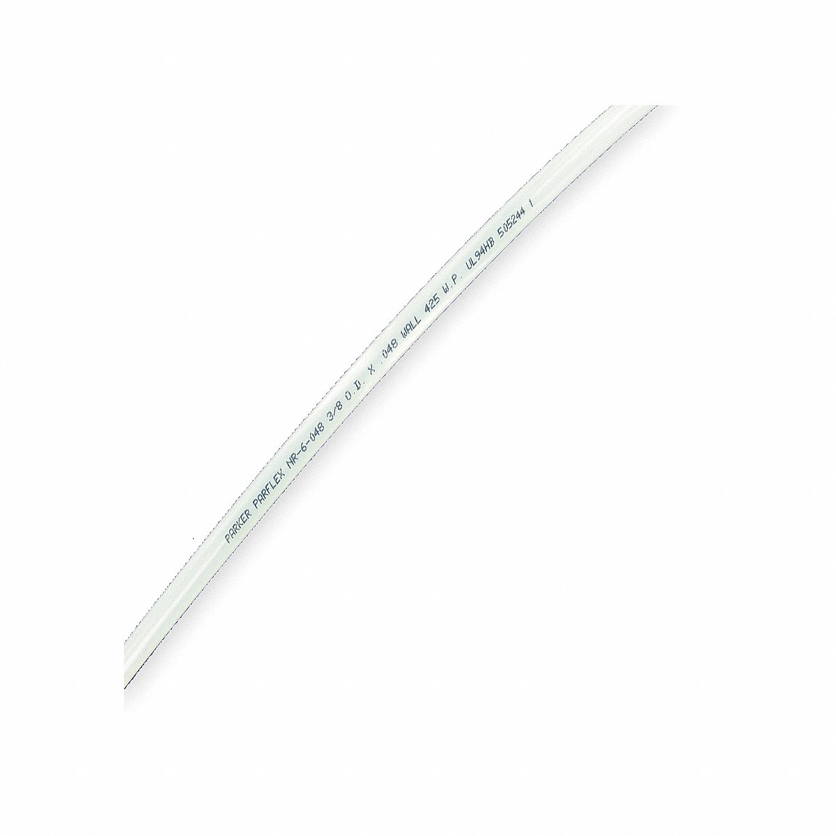 Parker Tubing, Nylon, 1/4" Od, Natural, 50 Ft, 4" (NR-4-035-0050)
