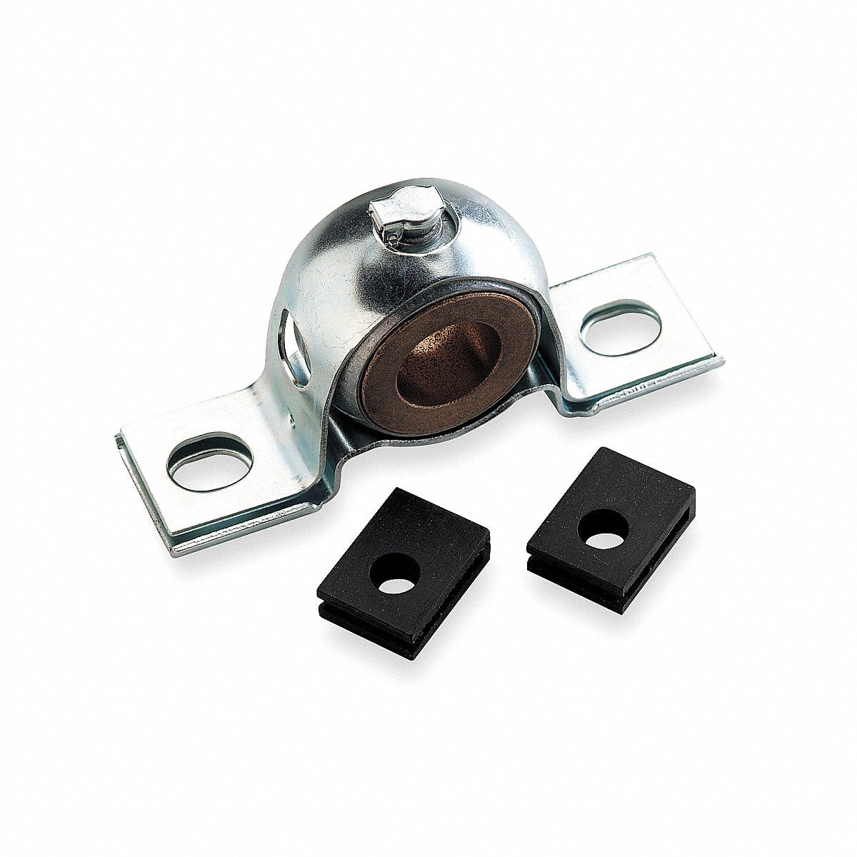 Dayton Pillow Block Bearing, 1" Bore, 4" Length, Bronze Housing (2X531)