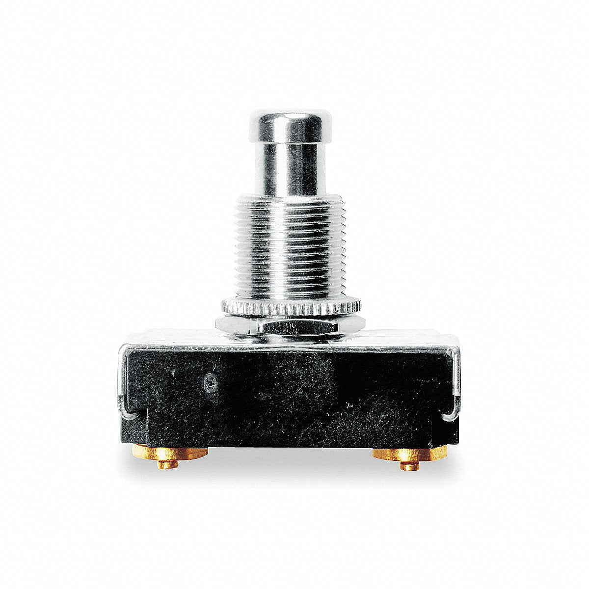 Carling Technologies Miniature Push Button Switch, Nickel, SPST (170)