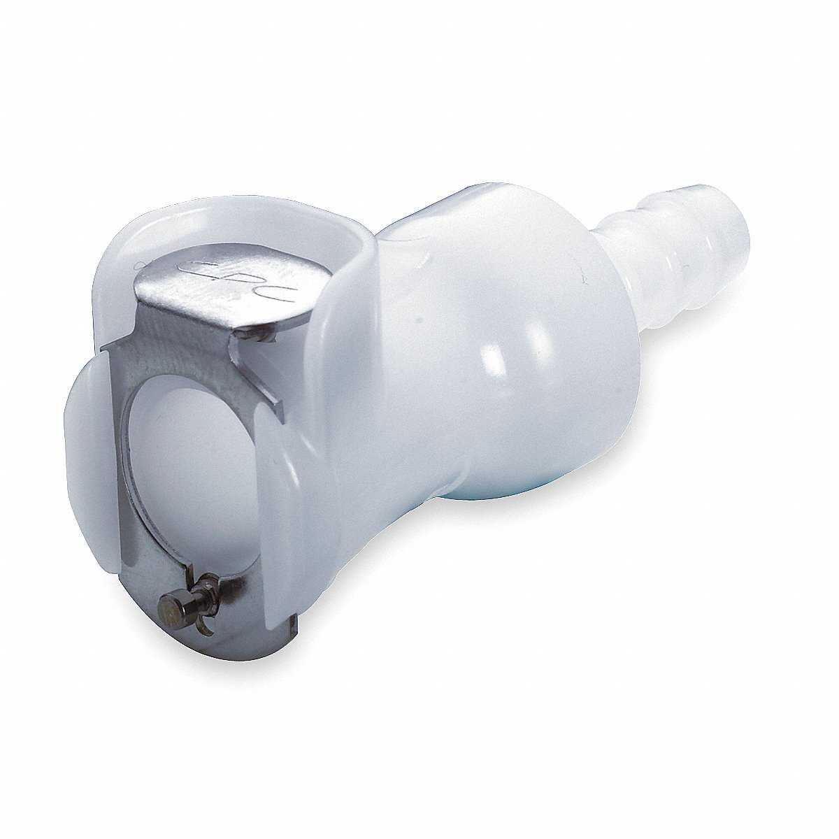 Colder Inline Coupler, Acetal, Shut-Off, Barbed, PK25 (PMCD1703)