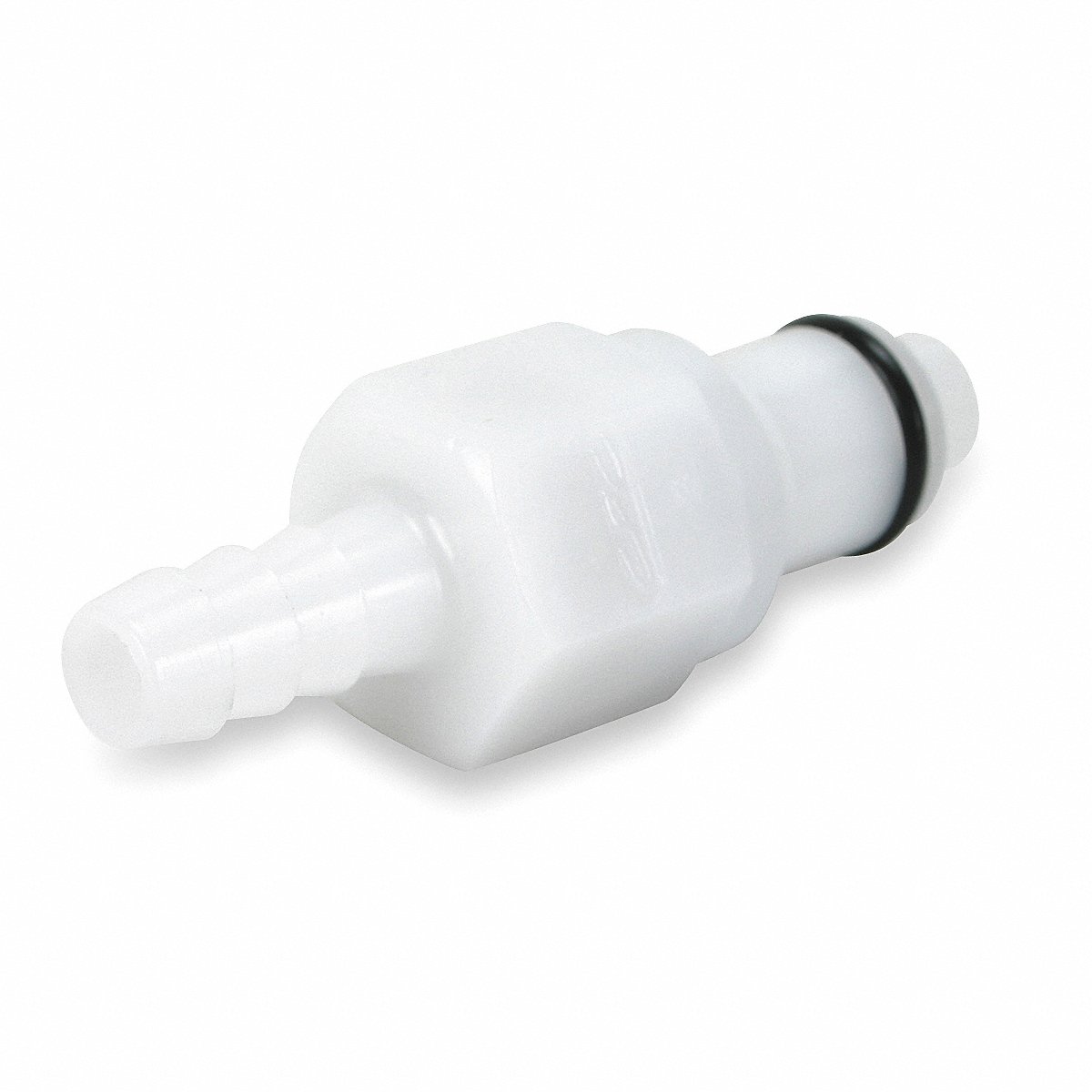 Colder Inline Insert, Acetal, Shut-Off, Barbed (PLCD22004)