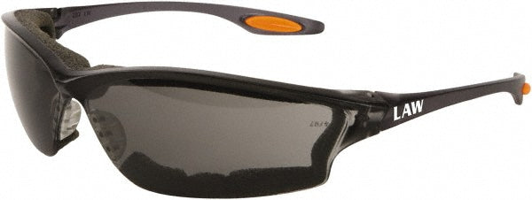MCR Safety LW312AF Safety Glasses: Anti-Fog, Polycarbonate, Gray Lenses, Full-Framed