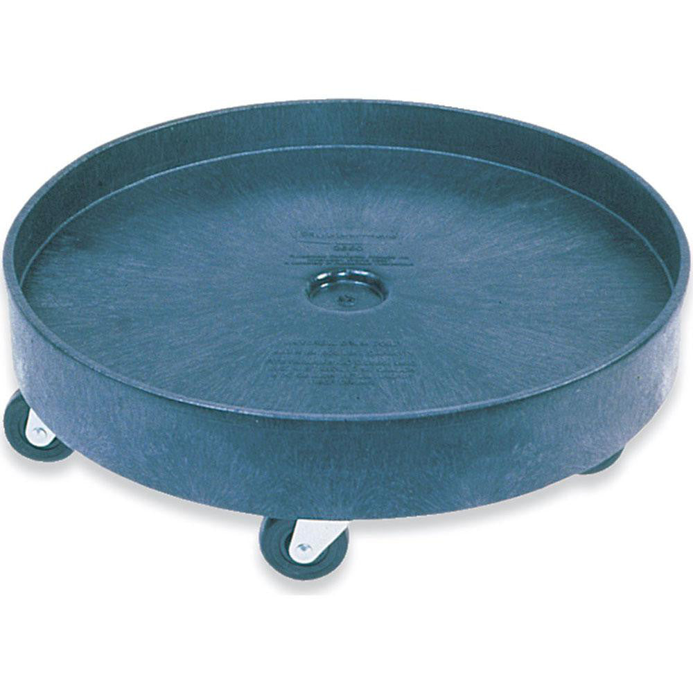 Rubbermaid FG265000BLA Drum Caddy: 1 Drum, 55 gal