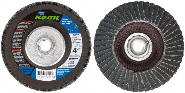 Norton 66623399174 Flap Disc: 4-1/2" Dia, Zirconia Alumina, Type 29 (Pack of 10)