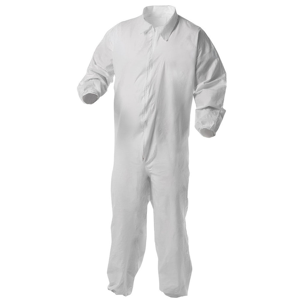KleenGuard 38935 Disposable Coveralls: Liquid & Particle Protection, Size 5X-Large, Microporous Film A35