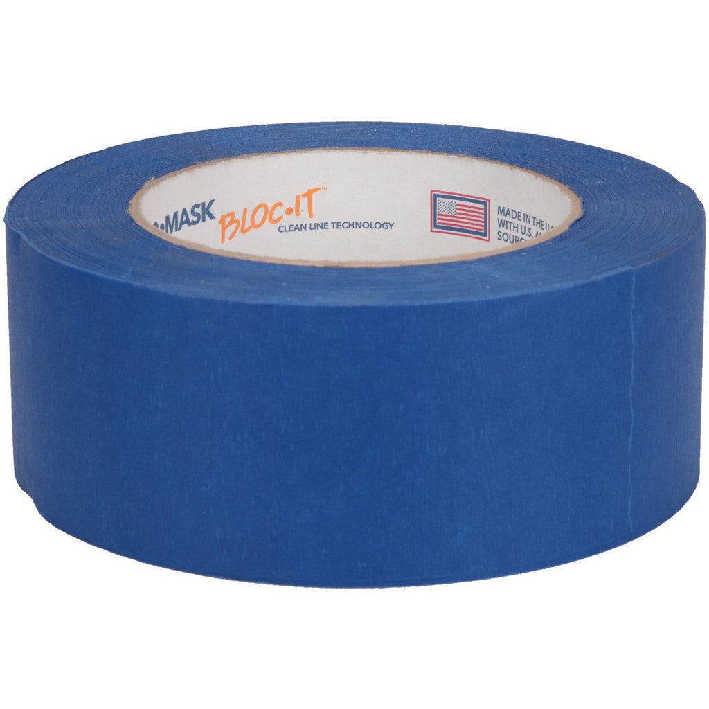 Intertape 99490 Painter's Tape: 48.00 mm Wide, 54.8 m Long, 5.5 mil Thick, Blue (Pack of 6)