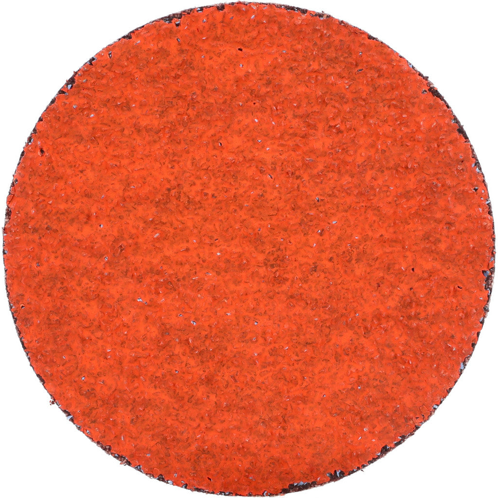 Norton 63642595479 Quick-Change Disc: Type R, 3" Dia, 36 Grit, Premium Ceramic Alumina, Coated (Pack of 25)