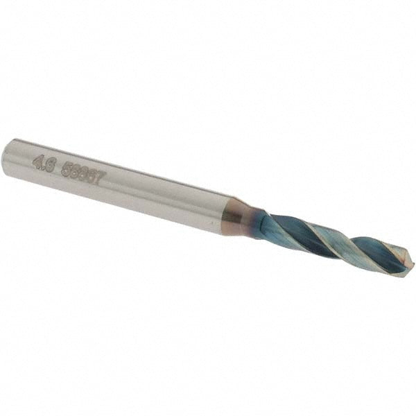OSG HP243-1811 Screw Machine Drill Bit: 4.60 mm (0.1811) Dia, 140 deg, Solid Carbide