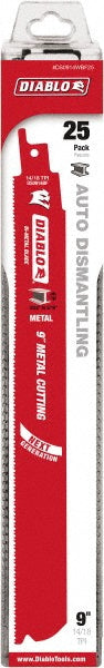DIABLO DS0914WBF25 Reciprocating Saw Blade: Bi-Metal